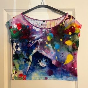 Lora Zombie x Herotime Meow Crop Top 2017 Rare